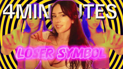 4 Minutes Of Loser Symbol: Premie Beta Humiliation Porn