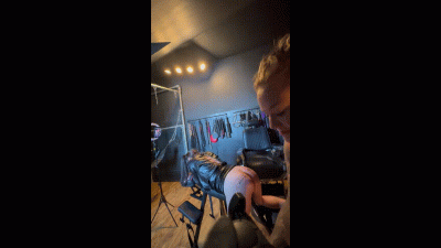 Female Sub Gets Teased With Cock