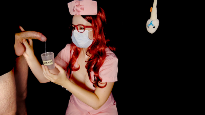 Nurse Collects Sperm In Specimen Cup