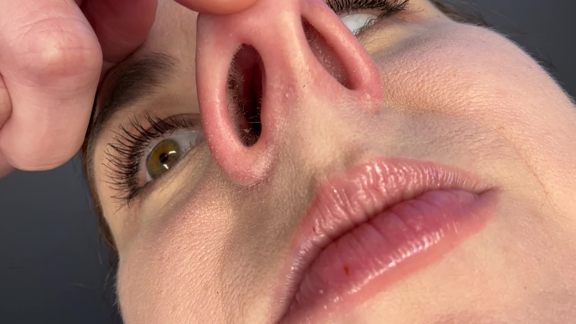 Nostrils Close Up