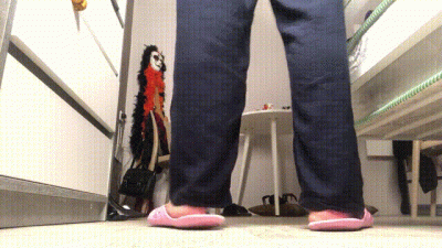 Slippers Dangle!