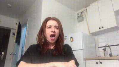 Yawning!