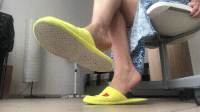 Slippers Tease!