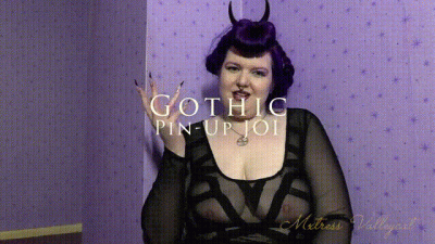Gothic Pin Up JOI
