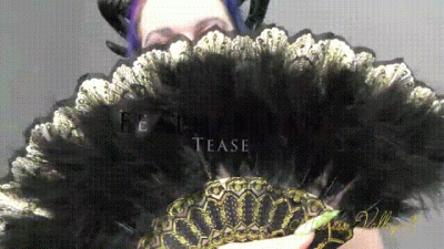 Feather Fan Tease