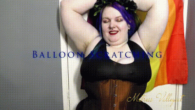 Balloon Scratching Tease