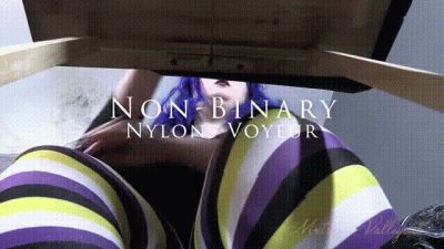Non-Binary Nylons Voyeur