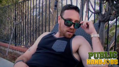 Bikini Beauty August Taylor Reveals Huge Tits And Jerks Cock Poolside