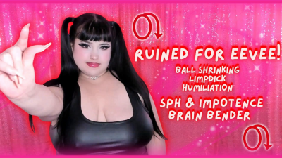 Ruined For Eevee! Ball Shrinking Limpdick Humiliation!