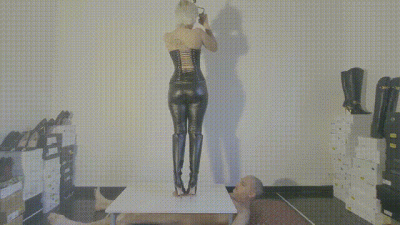 Lady Latisha Cbt Trample Board Le Silla Stiletto Boots Uhd 4K