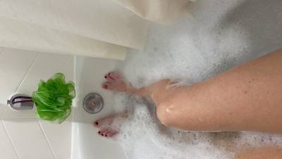 Taking A Bubble Bath