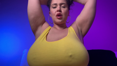 Sensual Titty Tease Big Natural Tits