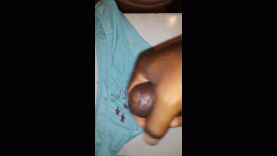 Cumshot On Her Panties Pt1