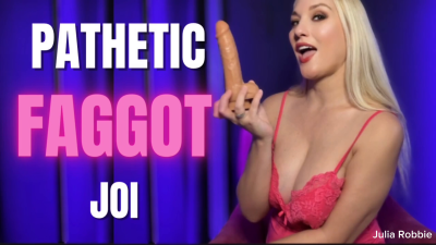 Pathetic Faggot JOI: JOI Gay Humiliation Training