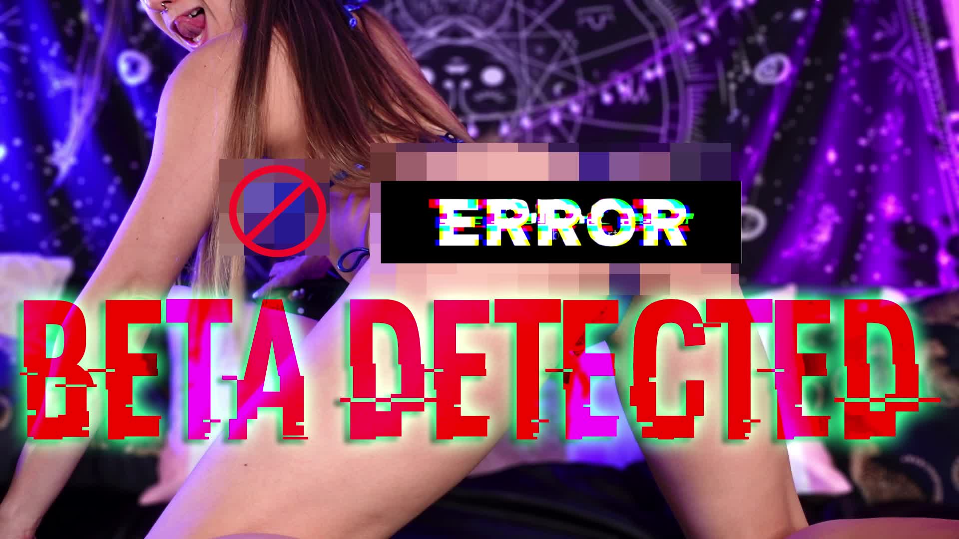 Error, Beta Detected- Pussyfree Femdom Censored Pixel Fetish