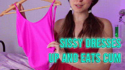 Roommate Gets Exposed As Sissy Ballerina And Made To Eat Cum