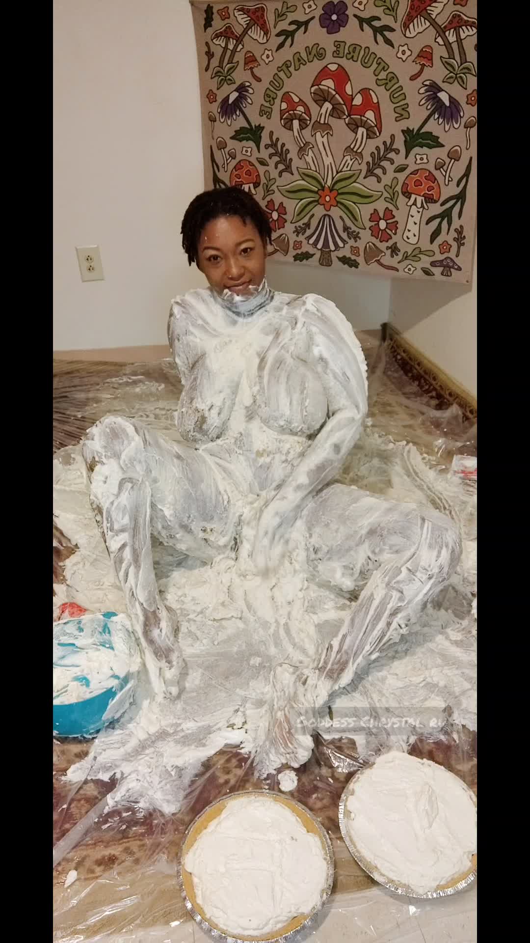 19-Minute Wam Sploshing Humiliation -- Watch Me Drown In Dessert