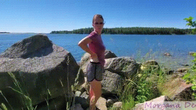 Squirting By The Ocean