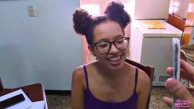Getting Pantsed Plane Challenge Extreme!- 18Yo Nerdy Girl