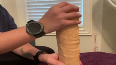 Scarlett Kage In Gentle Domination Fetish JOI Giant Dildo, 2 Wrist Watches, Lots Of Soft Spoken Dirty Domination