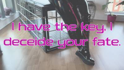 BBW Dominatrix Puts You In The Big Cage