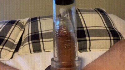 Watch (& Listen) As I Play With My Penis Pump Unti
