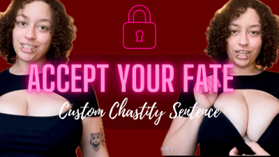 Cuckold Cock Control Custom Male Chastity Sentence