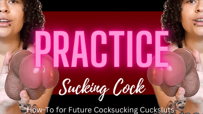 Practice Makes Perfect Bi Cuckold Blowjob Training