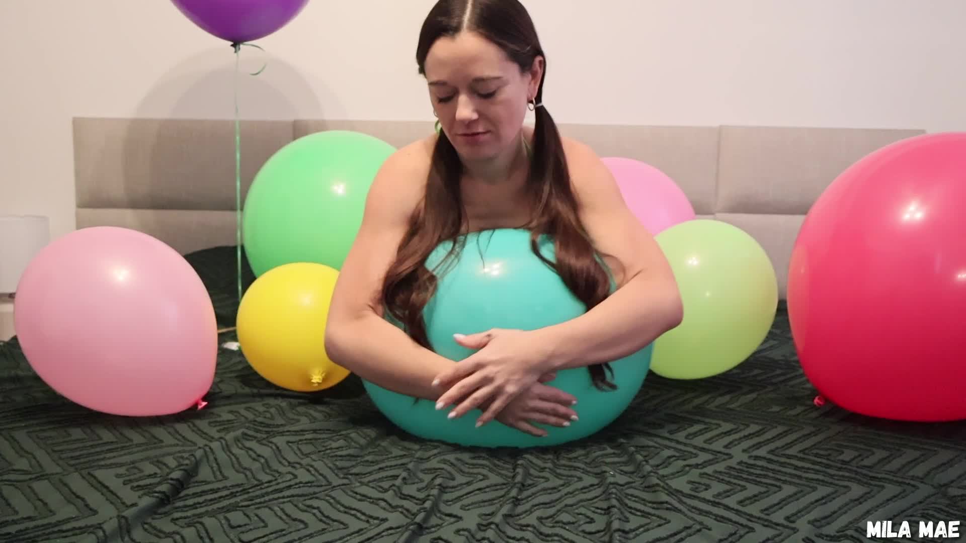 Balloon Popping And Helium Voice