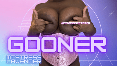 Gooning Cashcunt Experience: Worship Mistress Lavender's Big Black Boobs