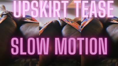 Giantess Upskirt Tease: Slowmotion