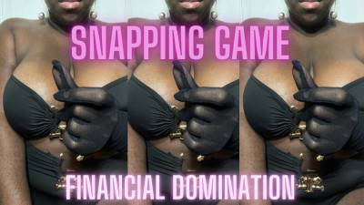 Snapping Game: Financial Domination