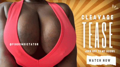 Big Titty Cleavage Tease: Mistress Lavender