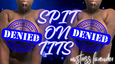 Denying You My Naked Body As I Spit On My Huge Tits: Pixelated