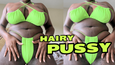 Hairy Pussy In Bikini: Rip-Off Fantasy Play