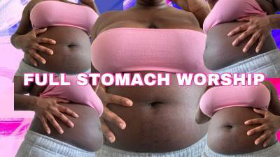 Full BBW Belly Admiration: Mistress Lavender