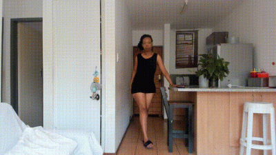 Squeezing Booty In Sexy Panties