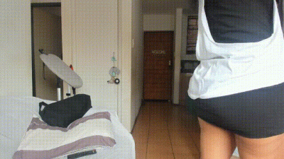 Big-Ass Mirror Reflection, Panty Fetish, High-Heels