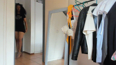 Trying On Different Panties
