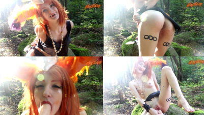POV Blowjob And Squrting Fuck From Creature Girl In Woods