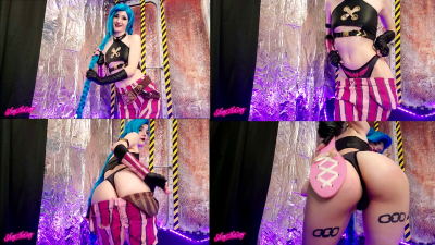 Step-Daddy Silco Punishes Jinx For Wearing Thongs Cosplay Roleplay