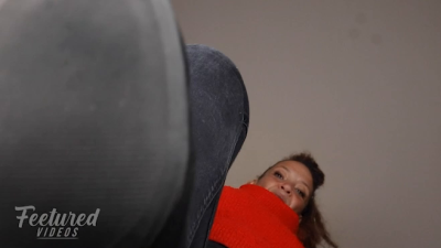 Face Trampled In Flats And Sweaty Bare Feet POV (Full HD 1080p Mp4)