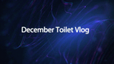 December Toilet Vlog