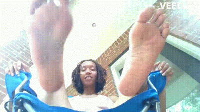 Tiny Gets Feet In Face