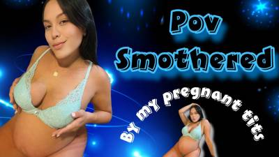POV: Sstep-Mothered By My Pregnant Tits