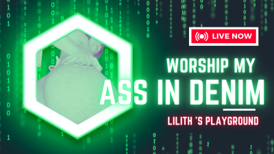 You Know You Love Sniffing My Ass In Demin Jeans