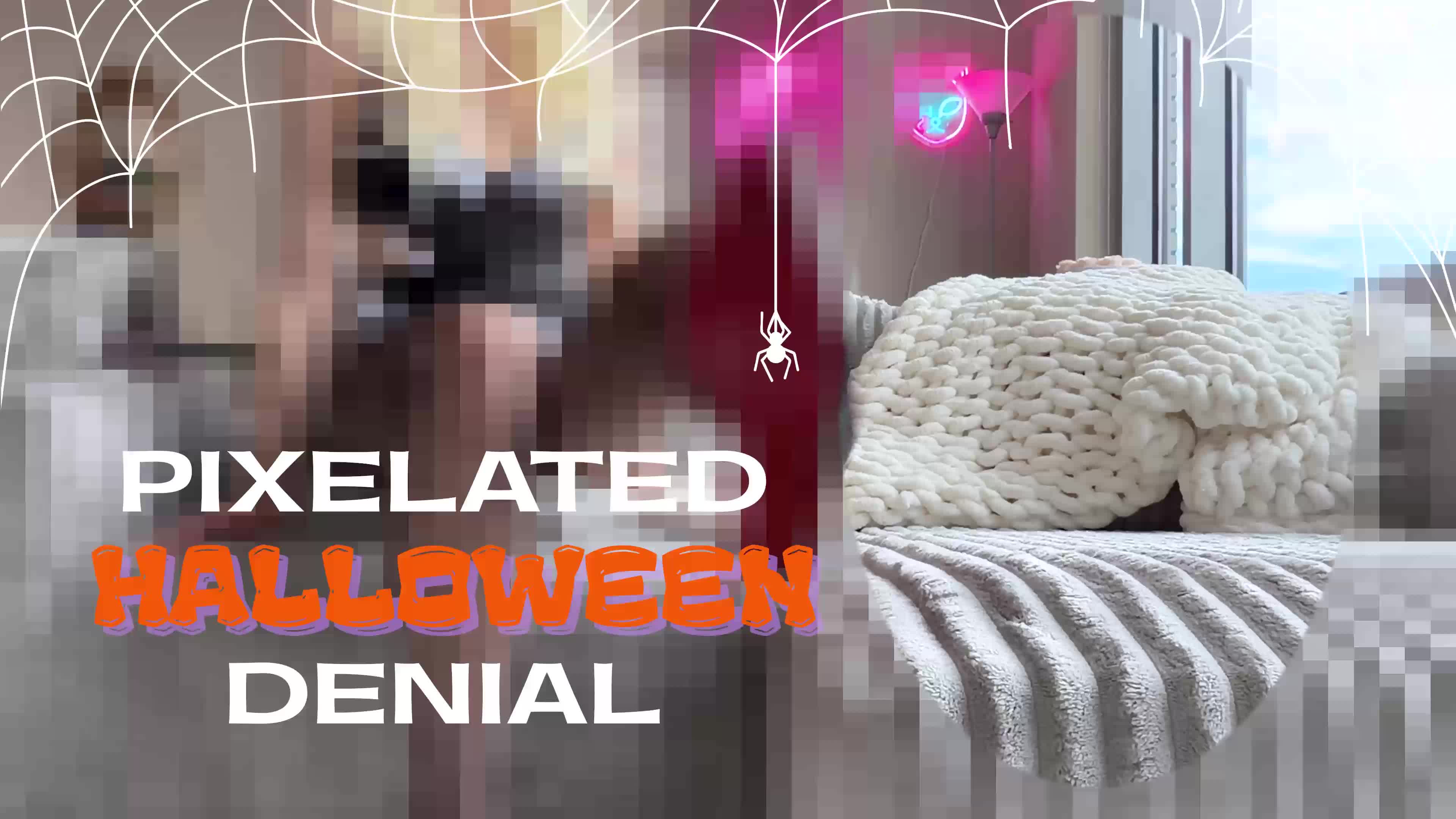 Pixelated Halloween Goddess Denial- Humiliating Beta Tease & Countdown JOI