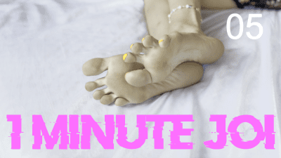1 Minute Feet Worship JOI For Betas Gooning Beta Tune