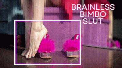 Feet Worship Bimbos Don't Think, Bimbos Serve Edging Only