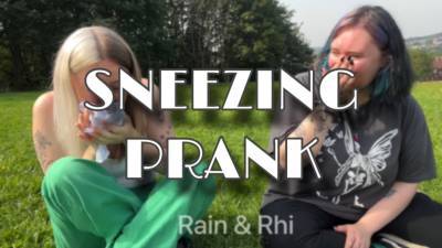 Sneezing Prank On Rain